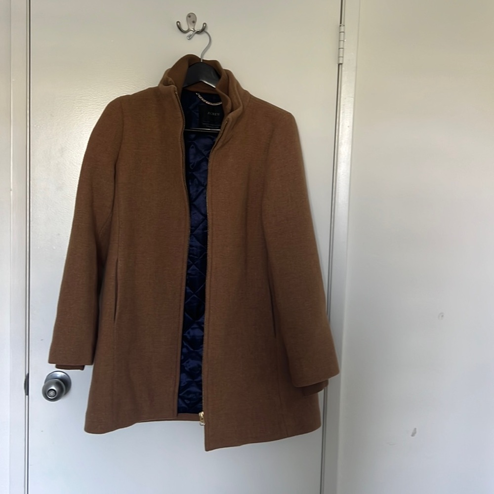 JCrew Lodge Coat in Camel